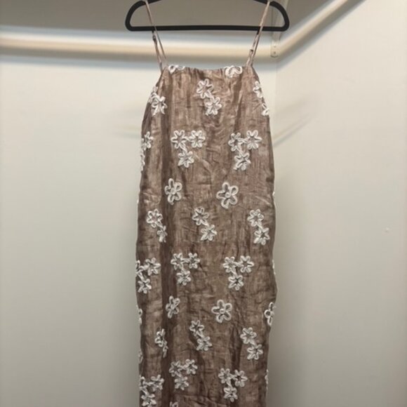 NWOT - Silk Floral Pattern Maxi - Picture 3 of 8